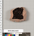 Terracotta fragment of a volute-krater (bowl for mixing wine and water), Terracotta, Greek, Attic
