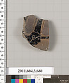 Terracotta fragment of a stamnos (jar), Terracotta, Greek, Attic