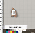 Terracotta fragment of a lekythos (oil flask), Terracotta, Greek, Attic