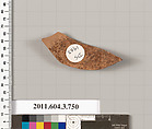 Terracotta fragment of a neck-amphora (jar), Terracotta, Greek, Attic