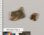 Terracotta fragments of a hydria (water jar), Terracotta, Greek, Attic