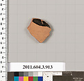 Terracotta fragment of a lekythos (oil flask), Terracotta, Greek, Attic