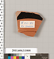 Terracotta fragment of a plate?, Terracotta, Greek, Attic