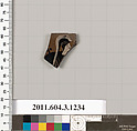 Terracotta rim fragment of a kyathos (cup-shaped ladle), Terracotta, Greek, Attic
