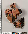 Terracotta fragments of a hydria (water jar), Terracotta, Greek, Attic
