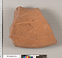 Terracotta fragment of a volute-krater (bowl for mixing wine and water), Terracotta, Greek, Attic
