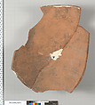 Terracotta fragment of a amphora, Terracotta, Greek, Attic