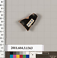 Terracotta fragment of a skyphos (deep drinking cup), Terracotta, Greek, Attic
