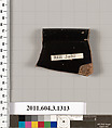 Terracotta rim fragment of a skyphos (deep drinking cup), Terracotta, Greek, Attic