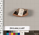 Terracotta fragment of a skyphos (deep drinking cup), Terracotta, Greek, Attic