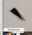 Terracotta fragment of a skyphos (deep drinking cup), Terracotta, Greek, Attic