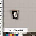 Terracotta rim fragment of a skyphos (deep drinking cup), Terracotta, Greek, Attic