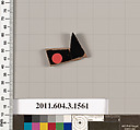 Terracotta fragment of a kylix: Band cup (drinking cup), Terracotta, Greek, Attic