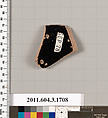Terracotta rim fragment of a kylix: Band cup (drinking cup), Terracotta, Greek, Attic
