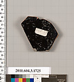 Terracotta fragment of a kylix: Band or lip cup (drinking cup), Terracotta, Greek, Attic