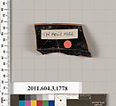 Terracotta rim fragment of a kylix: Lip cup (drinking cup), Terracotta, Greek, Attic
