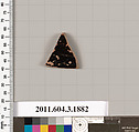 Terracotta fragment of a mastoid (drinking cup with narrow base) ?, Terracotta, Greek, Attic