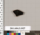 Terracotta fragment of a kylix (drinking cup) or a skyphos (deep drinking cup)?, Terracotta, Greek, Attic