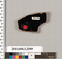 Terracotta fragment of a kylix (drinking cup), Terracotta, Greek, Attic