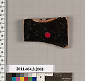 Terracotta fragment of a kylix (drinking cup), Terracotta, Greek, Attic