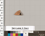 Terracotta fragment of a kylix (drinking cup), Terracotta, Greek, Attic