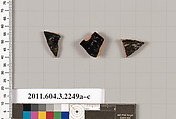 Terracotta fragments of kylikes (drinking cups), Terracotta, Greek, Attic