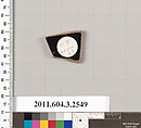 Terracotta fragment of a kylix (drinking cup), Terracotta, Greek, Attic