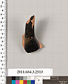 Terracotta fragment of a kylix (drinking cup), Terracotta, Greek, Attic