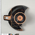 Terracotta kylix (drinking cup), Terracotta, Greek, Attic