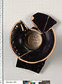 Terracotta kylix (drinking cup), Terracotta, Greek, Attic
