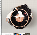 Terracotta fragment of a kylix (drinking cup), Terracotta, Greek, Attic