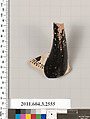 Terracotta fragment of a kylix (drinking cup), Terracotta, Greek, Attic