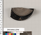 Terracotta fragment of an oinochoe (jug) or olpe (jug), Terracotta, Greek, Attic