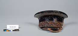 Terracotta fragment of a pelike (jar), Attributed to the Diogenes Painter [DvB], Terracotta, Greek, Attic