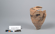 Terracotta fragments of a lekythos (oil flask), Terracotta, Greek, Attic