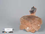 Terracotta fragment of an oinochoe (jug), Terracotta, Greek, Attic