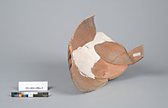 Terracotta fragments of a neck-amphora (jar), Terracotta, Greek, Attic