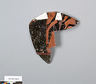 Terracotta fragments of an amphora (jar), Terracotta, Greek, Attic