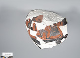 Terracotta fragments of an amphora (jar), Terracotta, Greek, Attic