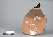Terracotta fragment of a hydria (water jar), Terracotta, Greek, Attic