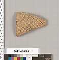 Terracotta fragment of an open vase?, Terracotta, Greek, Corinthian