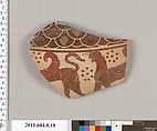 Terracotta fragment of an amphora (jar)?, Terracotta, Etruscan, Etrusco-Corinthian