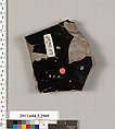 Terracotta fragment of an Nicosthenic pyxis (box)?, Terracotta, Greek, Attic