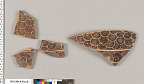 Terracotta fragments of an amphora (jar)?, Terracotta, Etruscan, Etrusco-Corinthian