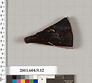 Terracotta fragment of a volute-krater?, Attributed to Hunt Painter [Stibbe], Terracotta, Greek, Laconian