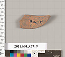 Terracotta fragment of an oinochoe (jug) or olpe (jug), Terracotta, Greek, Attic