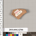 Terracotta fragment of an oinochoe (jug), Terracotta, Greek, Attic