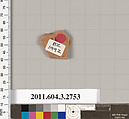 Terracotta fragment of a closed shape, Terracotta, Greek, Attic
