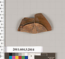 Terracotta fragment of a kylix (cup)?, Terracotta, Greek, Attic