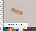 Terracotta fragment of a closed shape, Terracotta, Greek, Attic
